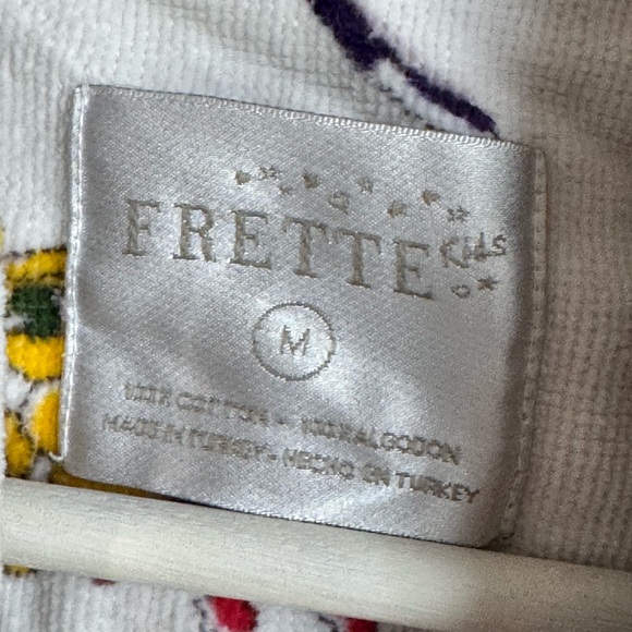 Frette Kids Construction Towel Robe Size Medium - Picture 4 of 5